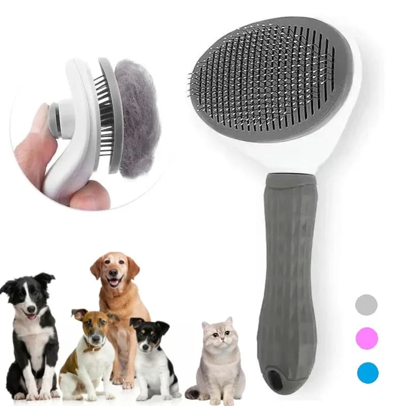 Brosse auto-nettoyante pour chat
