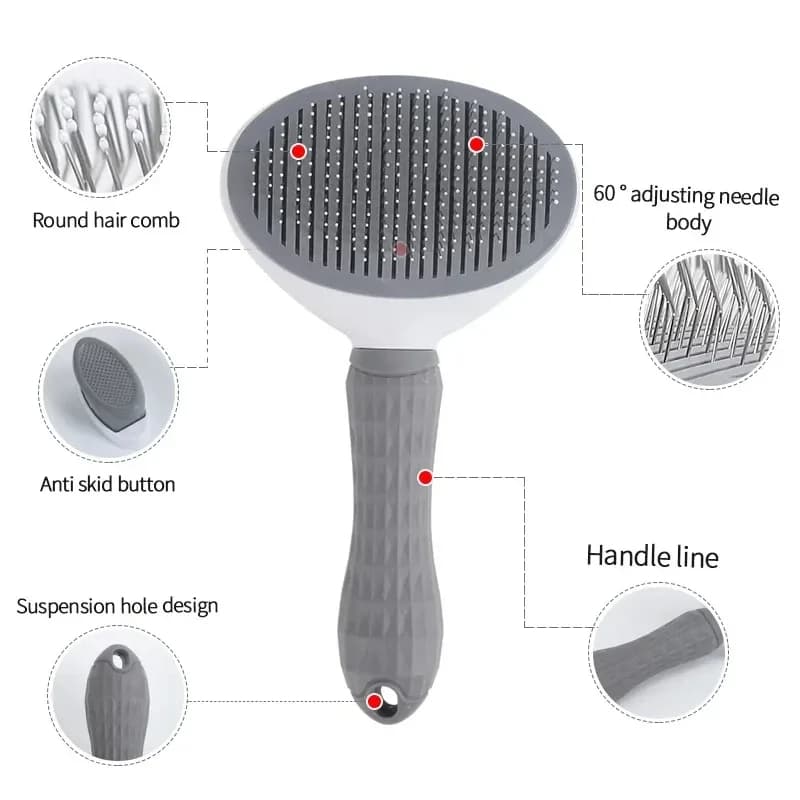 Brosse auto-nettoyante pour chat