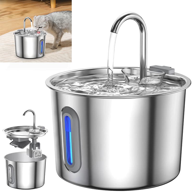 Fontaine a eau LED filtree