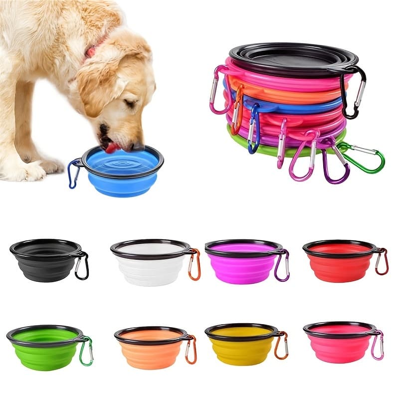Bol pliable de voyage pour chien