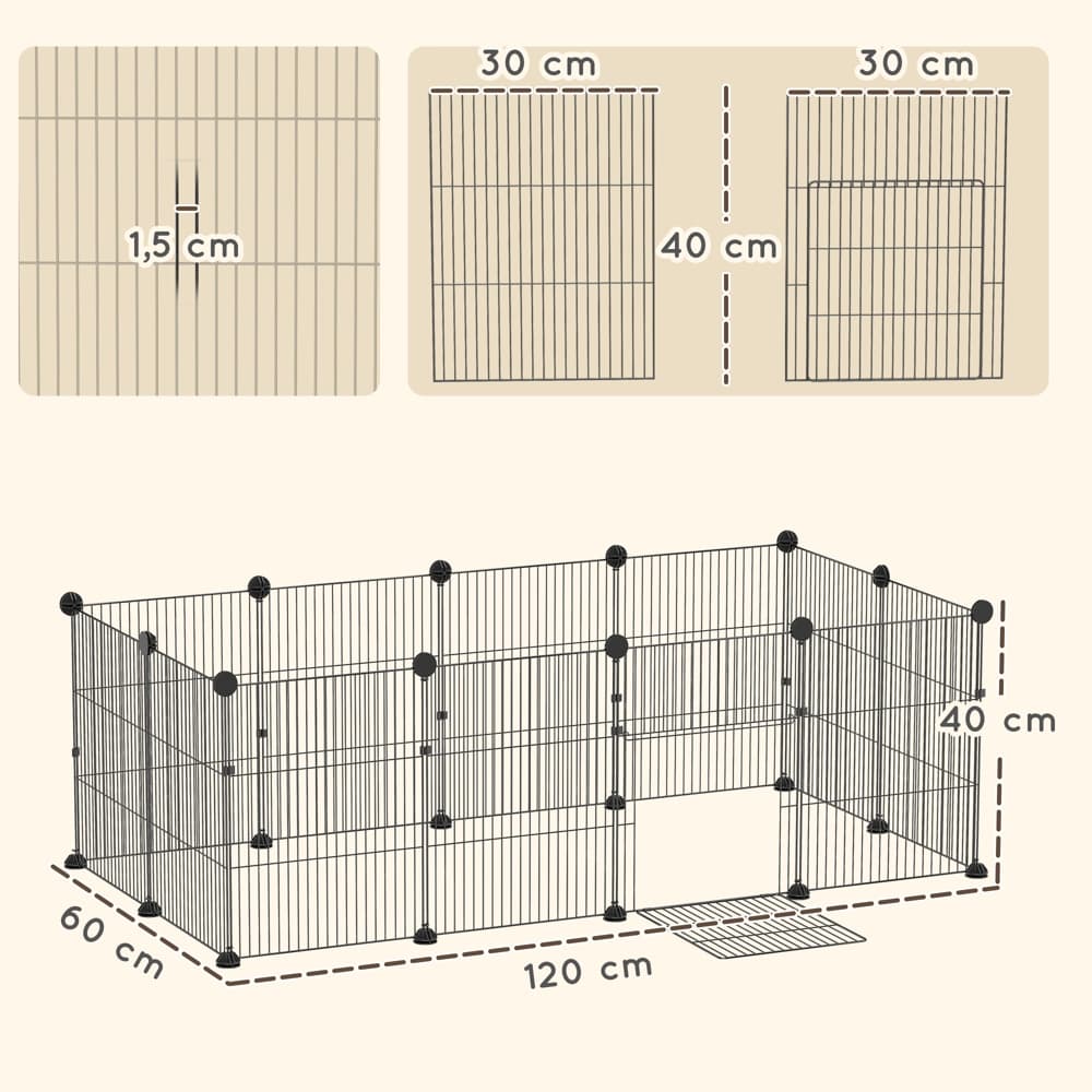 Cage lapin modulable XXL