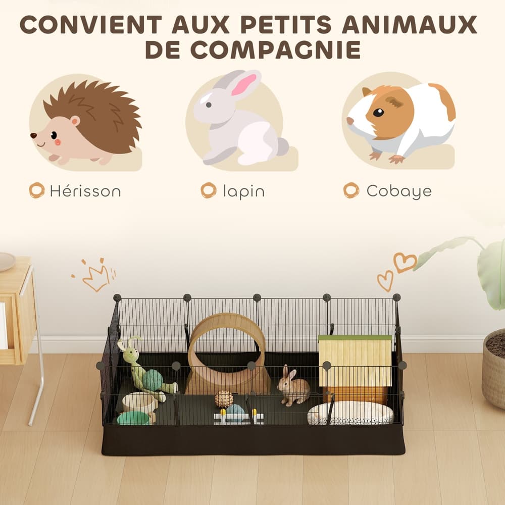 Cage lapin modulable XXL